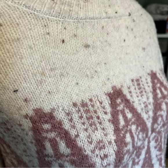 🌟Croft and barrow cream and textured sweater. Size large - Picture 5 of 8